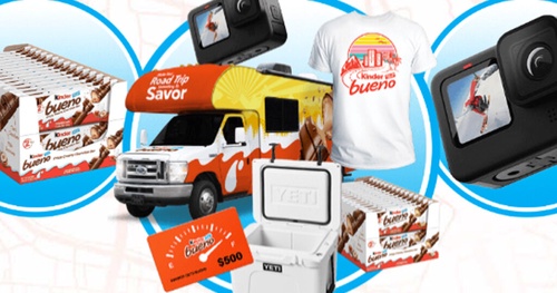 Kinder Bueno Savor Your Summer Selfie Contest and Sweepstakes
