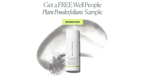 Possible Free Well People Plant Powderfoliant Exfoliating Powder Sample