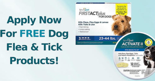 Apply for Free Tevrapet Dog Flea & Tick Products!